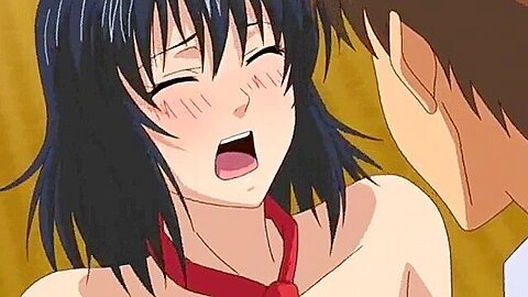 I’m relieved to hear from her younger sister, who is busty and looks angry even though she’s embarrassed.